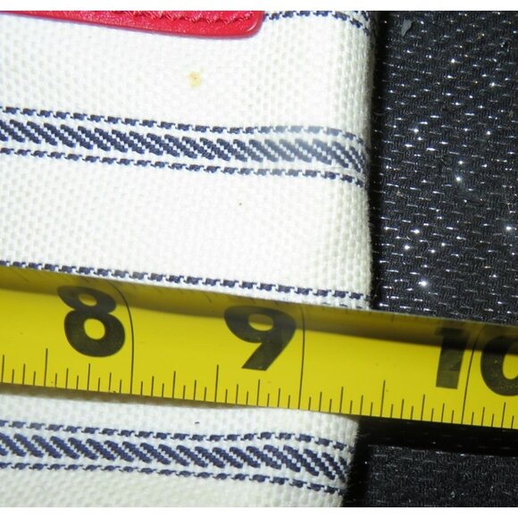 Coach Saint James limited legacy striped canvas weekender tote & pochette set - Picture 12 of 14